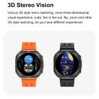 Pametni Sat Smart watch DT WATCH ULTRA crni (narandzasta silikonska narukvica) slika 5