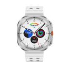 Pametni Sat Smart watch DT WATCH ULTRA srebrni (bela silikonska narukvica) slika 2