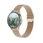 Pametni Sat Smart watch OD9 zlatni (zlatna metalna i pink silikonska narukvica) cena 12000 din slika