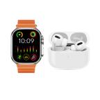 Pametni Sat Smart watch WS-80 ULTRA2 i bluetooth slusalice set (7 narukvica) cena 8000 din slika