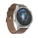 Pametni Sat Smart Watch DT5 sivi (plava silikonska i braon kozna narukvica) slika 13
