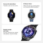 Pametni Sat Smart Watch DT5 sivi (plava silikonska i braon kozna narukvica) slika 10