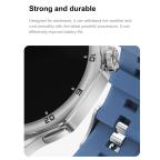 Pametni Sat Smart Watch DT5 sivi (plava silikonska i braon kozna narukvica) slika 6