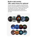 Pametni Sat Smart Watch DT5 sivi (plava silikonska i braon kozna narukvica) slika 4