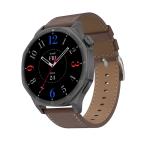 Pametni Sat Smart Watch DT5 crni (crna silikonska i braon kozna narukvica) cena 12000 din slika