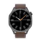 Pametni Sat Smart Watch DT5 crni (crna silikonska i braon kozna narukvica) slika 12