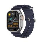 Pametni Sat Smart watch KW6 ULTRA 2 sivi (plava i narandzasta narukvica) slika 3