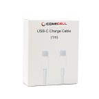 USB data kabal COMICELL HIGH QUALITY Type C na Type C 1m beli slika 2