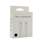 USB data kabal PD za iPhone Type C na lightning 3A crni 1m slika 2