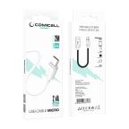 USB data kabal Comicell Superior CO-BX14 2.4A Micro USB 2m beli slika 6