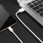 USB data kabal Comicell Superior CO-BX14 2.4A Lightning 3m beli slika 5