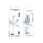 USB data kabal Superior CO-BX19 Fast 60W 3A Type C na Type C 1m beli slika 5