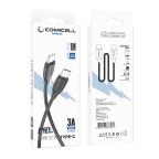 USB data kabal Comicell Superior CO-BX19 Fast 60W 3A Type C na Type C 1m crni slika 5