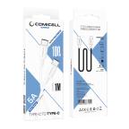 USB data kabal Comicell Superior CO-BX44 Fast 100W 5A Type C na Type C 1m beli slika 5