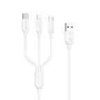 USB data kabal Comicell Superior CO-BX14 3in1 lightning/micro/type C 2.4A 1.2m beli cena 1000 din slika