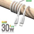 USB data kabal Moxom MX-CB132 PD 30W Type-C na lightning 1m beli slika 2