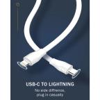 USB data kabal LDNIO LC131 30W Type-C na Lightning 1m beli slika 3