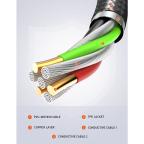 USB data kabal LDNIO LS851 25W Micro 1m crni slika 3