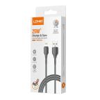 USB data kabal LDNIO LS851 25W Lightning 1m crni slika 4