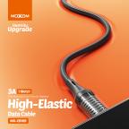 USB data kabal Moxom MX-CB109 3A Type C 1m crni slika 3