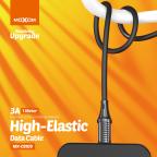 USB data kabal Moxom MX-CB109 3A Type C 1m crni slika 4