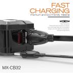 USB data kabal Moxom MX-CB32 2.4A Type-C 1m crni slika 2