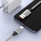 USB data kabal Superior SU-K100 pleteni Fast 120W 6A Type C 1m srebrni slika 4