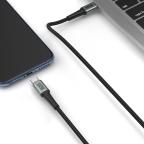 USB data kabal Superior SU-K103 pleteni Fast 100W 5A Type C na Type C 1m sivi slika 3