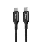 USB data kabal Superior SU-K105 Cink 60W 3A Type C na Type C 1m crni cena 1500 din slika