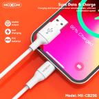 USB data kabal Moxom MX-CB296 3A Lightning beli slika 2