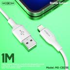 USB data kabal Moxom MX-CB296 3A Lightning beli slika 3
