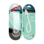 USB data kabal Moxom MX-CB128 Type C na Type C PD 60W 20cm beli slika 2