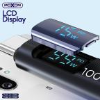 USB data kabal MOXOM LX-CB882 100W Type-C 1.2m crni slika 3