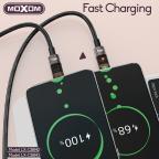 USB data kabal MOXOM LX-CB842 100W Type-C 1.2m crni slika 5