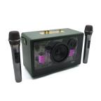 Zvucnik bluetooth SK-2066 sa dva mikrofona zeleni cena 20000 din slika