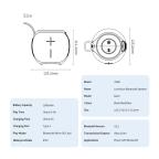 Zvucnik bluetooth AWEI KA19 crni slika 4