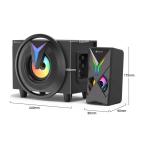 Zvucnik Bluetooth Kisonli TM-1000U crni slika 4