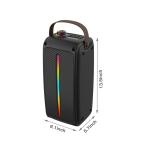 Zvucnik Bluetooth BKK B87A crni slika 6