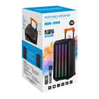 Zvucnik Bluetooth NDR-1098 40W 2*8 inca sa mikrofonom crni slika 5