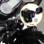 Adapter 2.1A vodootporni za motor 1.5m crni cena 3000 din slika