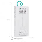 Adapter Coteci lightning na dual lightning CS8850 beli slika 6