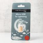 Adapter KONFULON Micro USB na iPhone lightning zlatni slika 3
