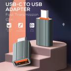 Adapter LDNIO LC140 USB na Type C sivi slika 2