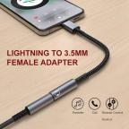 Adapter LDNIO LSY80i za slusalice iPhone Lightning na 3.5mm beli slika 6