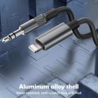 Adapter LDNIO LSY81i iPhone Lightning na 3.5mm muski beli 1m slika 7