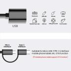 Adapter OTG Jinghua Type C - micro USB na USB Z 3.0 slika 2
