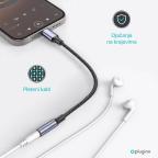 Adapter Pluginn AUX Z na Lightning 0.25m crni slika 3