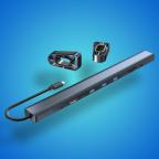 Adapter Type C JWD-TC45 na LAN, PD, HDMI, Type C, 3x USB 3.0, SD, TF,  3.5mm 10 u 1 sivi slika 6