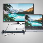 Adapter Type C JWD-TC45 na LAN, PD, HDMI, Type C, 3x USB 3.0, SD, TF,  3.5mm 10 u 1 sivi slika 7