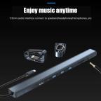 Adapter Type C JWD-TC45 na LAN, PD, HDMI, Type C, 3x USB 3.0, SD, TF,  3.5mm 10 u 1 sivi slika 9